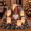 Christmas Lighted Centerpiece with Flameless Candles