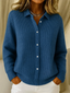 Women's Collared Button-Front Sweater