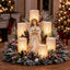 Christmas Lighted Centerpiece with Flameless Candles