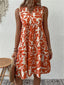A-Line Dress | Floral Print, V-Neckline 2
