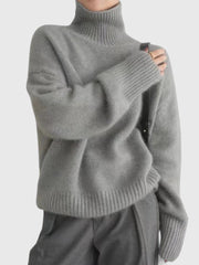 Alizandra Elegant Jumper - Timeless High Collar Knitwear for Autumn/Winter 1