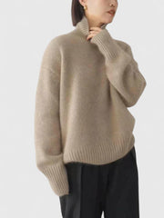 Alizandra Elegant Jumper - Timeless High Collar Knitwear for Autumn/Winter 4