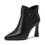 Ankle Boot | Sculptural Heel, Oversized Buckle Detail 5