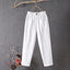 Ankle Pants | Straight Leg, Elastic Waist, Pockets 2