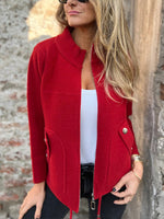 Avelora Women's High Collar Jacket - Warm Elegant Winter Coat with Pockets for Stylish Autumn Wear 1
