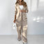 Blazer Set for Women | Single-Button Blazer, Stripe Trim Details 3