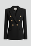 Blazer | Double-Breasted Front, Gold-Tone Buttons 1