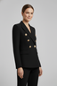 Blazer | Double-Breasted Front, Gold-Tone Buttons 3
