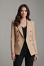 Blazer | Double-Breasted Front, Gold-Tone Buttons 9