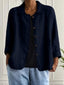Blazer | Oversized Fit, Button Front Closure 12