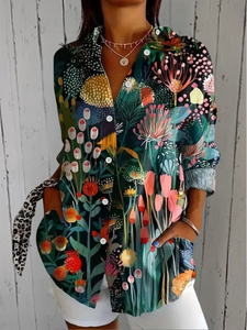 Blouse | Button-Up, Relaxed Fit 0