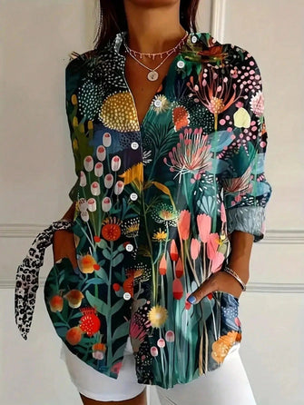 Blouse | Colorful Pattern, Flattering Silhouette 2