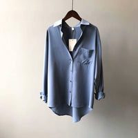 Blouse | Fluid Charmeuse Drape, Lightweight Design 0