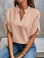 Blouse | Soft Flutter Sleeves, Airy Chiffon 0