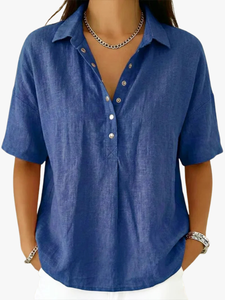 Blouse | V-Neck, Short Sleeves 1