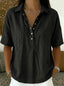 Blouse | V-Neck, Short Sleeves 4