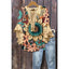 Blouse | V-Neckline, Layered Flounce Sleeves 8