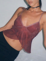 Cami Top | Crisscross Design, V-Neck 1