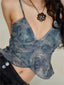 Cami Top | Crisscross Design, V-Neck 7