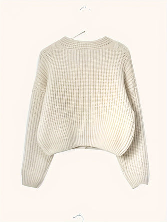Cardigan | Chunky Knit, Button Front Design 1
