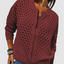 Cardigan | Hollow-Knit Design, Zipper Closure 5