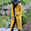 Cardigan | Hooded, Ribbed Knit Maxi Length 5