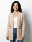 Cardigan | Long Cut, Decorative Waist Buttons 1