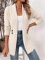 Cardigan | Long Cut, Decorative Waist Buttons 2