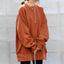 Cardigan | Oversized Tunic Length, Drop Shoulder Crewneck 3