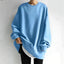 Cardigan | Oversized Tunic Length, Drop Shoulder Crewneck 4