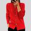 Cardigan | V-Neckline, Fitted Silhouette, Heart-Shaped Buttons 3