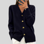 Cardigan | V-Neckline, Fitted Silhouette, Heart-Shaped Buttons 4