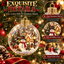 Christmas Countdown Calendar Box with 24 Ornaments