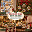 Christmas Countdown Calendar Box with 24 Ornaments