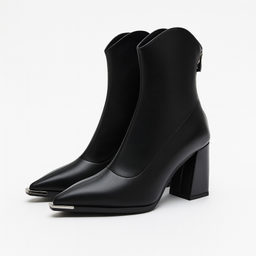 Chelsea Boots | Dark Leather, Chrome Tip 0