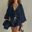Co Ord Set | Sleeveless V-Neck Top, Drawstring Shorts 4