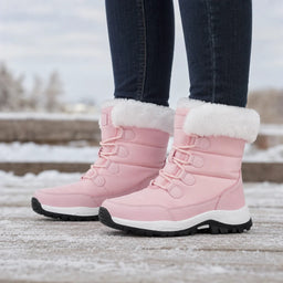 Cozywalk Fleece-Lined Non-Slip Snow Boots for Women - Warm Winter Boots with Comfortable Fit 1