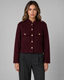 Cropped Jacket | Gold Button Detailing, Stand Collar 0