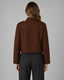 Cropped Jacket | Gold Button Detailing, Stand Collar 3