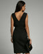 Fitted Dress | V-Neckline, Side Slit Detail 4