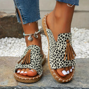 Flat Sandals | Boho Tassel Design, Orthopedic Support 3