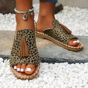 Flat Sandals | Boho Tassel Design, Orthopedic Support 5