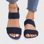 Flat Sandals | Stretch Cross Straps, Slingback Design 7