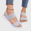 Flat Sandals | Stretch Cross Straps, Slingback Design 8