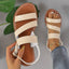 Flat Sandals | Three Straps, Open-Toe Design 2