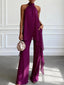 Halter Set | Flowing Pants, Elegant Design 0