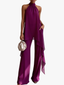 Halter Set | Flowing Pants, Elegant Design 1