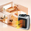 Compact Ceramic Heater with Thermostat and Timer