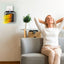 Compact Ceramic Heater with Thermostat and Timer