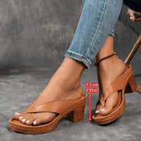 Heel Sandals | Ergonomic Footbed, Cushioned Insole 5